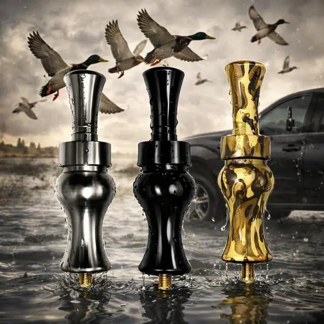 Alt view image 5 of 5 - Duck Call Truck Antenna, Short 5.5 Inch Heavy Duty Anodized Aluminum Radio Antenna, Universal Kit Fits Most Trucks Including F150, F250, Maintains Reception, Unique Truck Accessories and Gifts (Black)