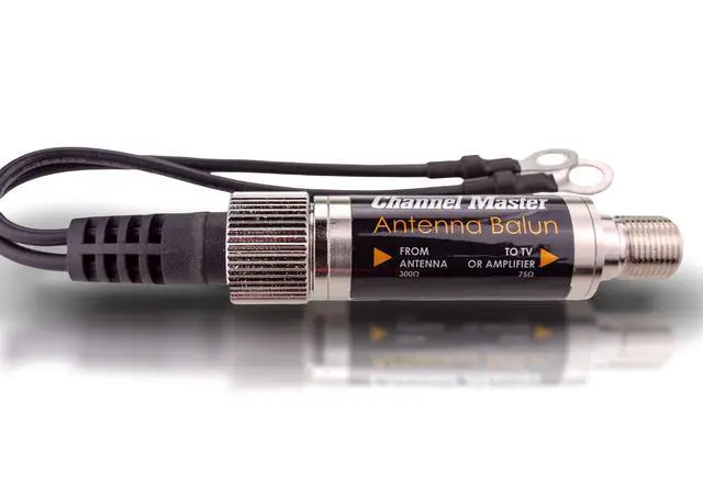 Alt view image 2 of 2 - Channel Master Outdoor Balun/Matching Transformer Deluxe ^^ 300 Ohm to 75 Ohm Matching Transformer/Adapter Twin Lead to Coaxial F-Type Connector for Indoor & Outdoor Antennas