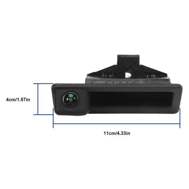 Alt view image 2 of 5 - 960 * 720 Backup Camera Rear View Parking Asist Camera Fit for E82 E88 E84 E90 E91 E92 E93 E70 E60 E61 E39 3 5 X5 X6 with Dynamic Intelligent Moving Guide Line, 170 Degrees