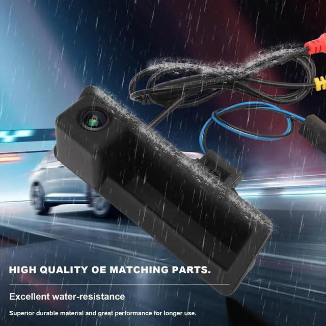 Alt view image 5 of 5 - 960 * 720 Backup Camera Rear View Parking Asist Camera Fit for E82 E88 E84 E90 E91 E92 E93 E70 E60 E61 E39 3 5 X5 X6 with Dynamic Intelligent Moving Guide Line, 170 Degrees