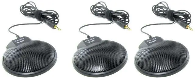 Alt view image 3 of 5 - Sound Tech TableTop Conference Microphone Kit ,4 Microphones daisy chain, CM-1000USB CM-1000