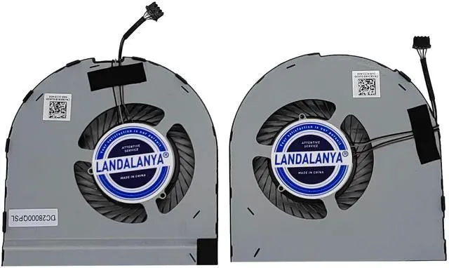 Main image of LANDALANYA Replacement New CPU and GPU Cooling Fan for DELL Procision 7550 M7550 7560 M7560 RTX4000 2020 Series Dedicated EG75070S1-C510-S9A EG75070S1-C520-S9A DC5V 0.54A Fan