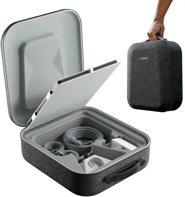 Main image of STARWARE Starlink Mini Case, Protective Storage Bag for Starlink Mini Accessories, Splash-Resistant, Shockproof, Lightweight for Travel & Outdoor Adventures, Black
