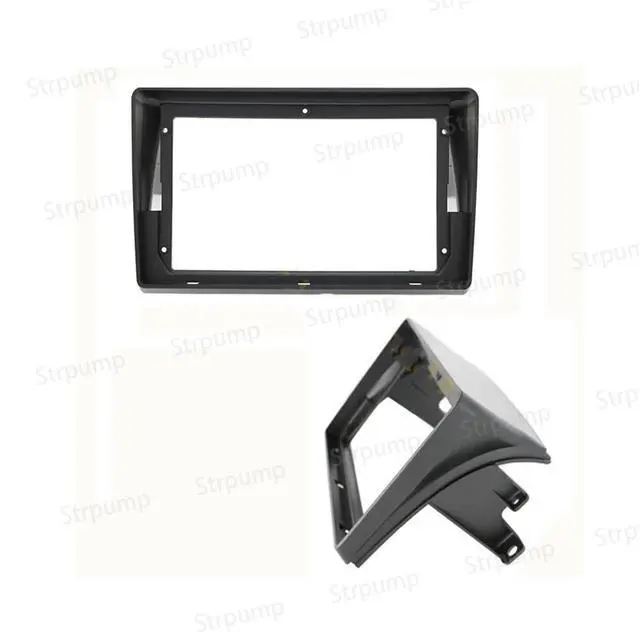 Alt view image 5 of 5 - 9'' Inch Car Radio Stereo Dash Frame Fascia Bezel Panel Compatible for Toyota Sienna 2004~2010 w/Power Harness Cable Install Trim