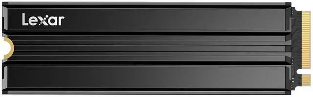 Main image of Lexar 1TB NM790 SSD with Heatsink PCIe Gen4 NVMe M.2 2280 Internal Solid State Drive, Up to 7400/6500 MB/s Read/Write, Compatible with PS5, for Gamers and Creators, Black (LNM790X001T-RN9NU)
