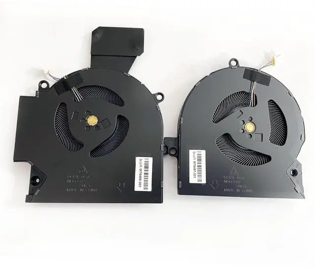 Main image of Fleshy Leaf Replacement CPU+GPU Cooling Fan for HP OMEN 16-B 16-C TPN-Q265 TPN-Q267 12V Series M75487-001 ND8CC02-20K25 M75488-001 ND8CC02-20K26