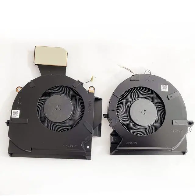 Alt view image 2 of 5 - Fleshy Leaf Replacement CPU+GPU Cooling Fan for HP OMEN 16-B 16-C TPN-Q265 TPN-Q267 12V Series M75487-001 ND8CC02-20K25 M75488-001 ND8CC02-20K26