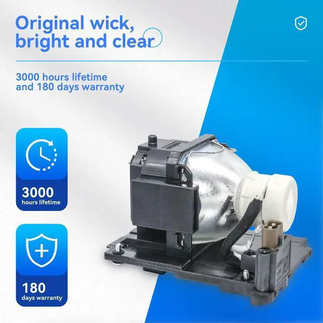 Alt view image 3 of 5 - ZMSTLAMP DT01021 Projector Lamp for Hitachi CP-X2010N CP-X2011N CP-X2010 CP-X2514WN CP-X2510 CP-X2510N CP-X3011 CP-X4014WN CP-X4011N CP-X2011 Replacement Projector Lamp