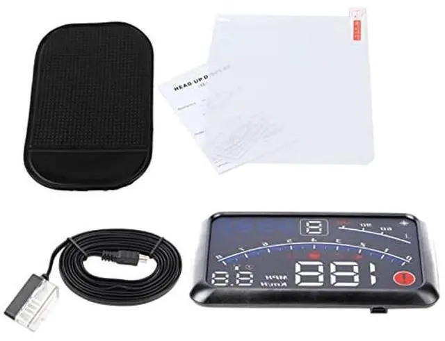 Alt view image 2 of 5 - KIMISS Digital Speedometer Universal Heads Up Display MPH/KM/h Vehicle Smart HUD Display Digital Mini Car Dashboard Heads Up Windshield Speedometer Projector System