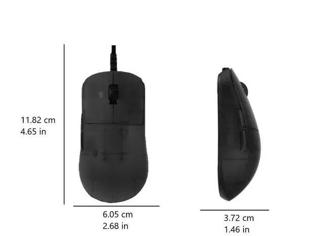 Alt view image 4 of 5 - End Game Gear OP1 8K v2 Wired Gaming Mouse, Light 1.75 oz, Kailh GX Interchangeable Main Switches Right-Handed, PixArt Optical Sensor PAW3395U, 30000 DPI, 8000Hz Polling Rate