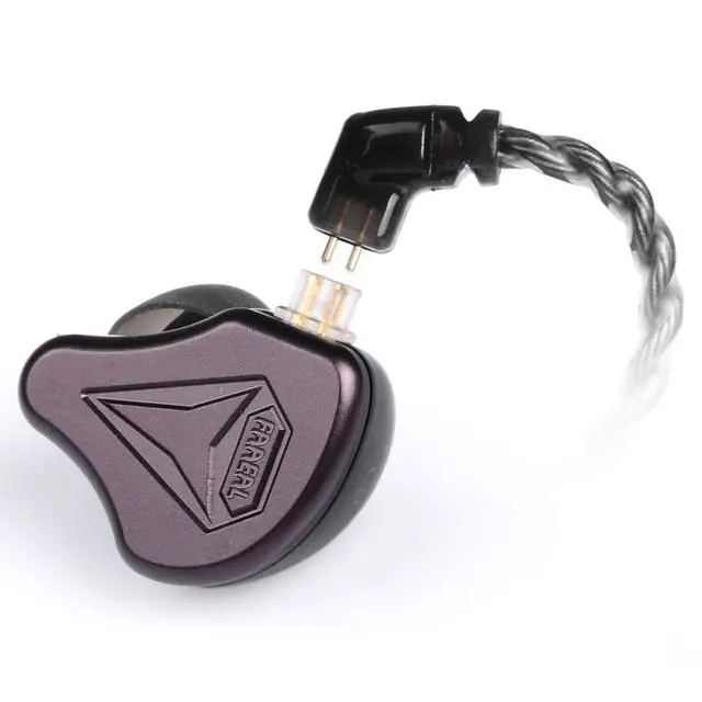 Alt view image 3 of 5 - FAAEAL Composite Diaphragm in-Ear Monitor Headphones, HiFi Wired Earbuds, QDC-2PIN Detachable Silver Plated IEM Cable Compatible for KZ ZSN ZS10 PRO TRN MT1 Headphones 3.5mm 4.2ft