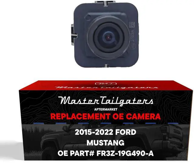 Main image of Master Tailgaters Replacement for Ford Mustang Coupe (2015-2022), Mustang Convertible (2015-2022), Mustang Shelby GT350 (2016-2020) Backup Camera OE Part # FR3Z-19G490-A