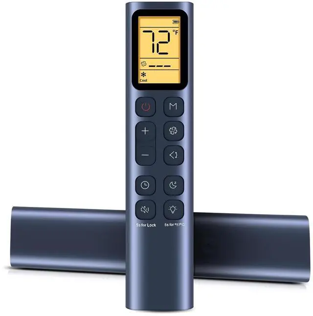 Main image of RYQIF Replacement Remote Control fits Dreo Portable Air conditioners 8000 BTU Ashrae (5000 BTU DOE) AC318S AC319SBlack