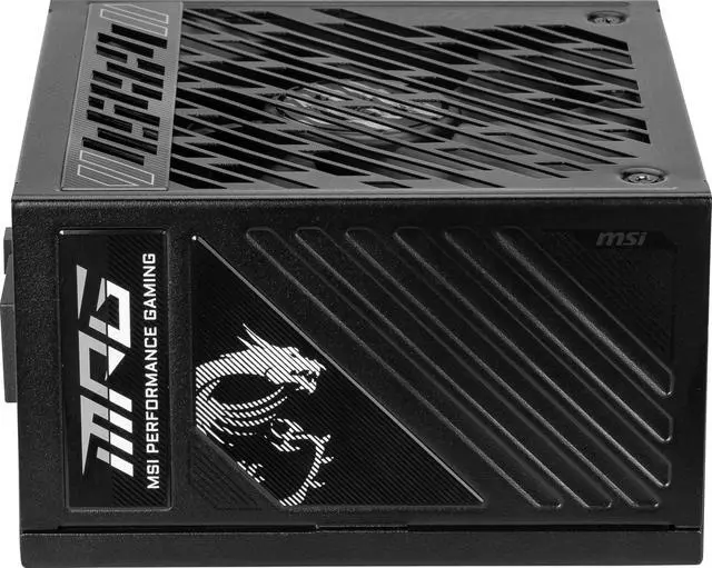 Alt view image 4 of 5 - MSI MPG A1250GS PCIE5 II, Fully Modular Gaming 1250W Power Supply, 80+ Gold, Dual 12V-2x6 Cables, Server-Grade Capacitor, ATX 3.1 & PCIe 5.1 Ready, Low-Noise, 8-pin PCIe x 3, 10 Year Warranty