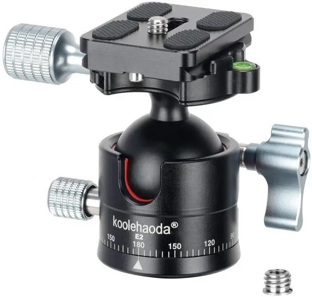 Main image of Koolehaoda Low Profile Ball Head, Panorama Tripod Head Arca Swiss QR Plate