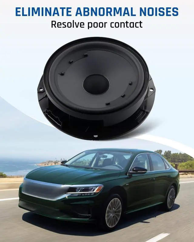Alt view image 3 of 5 - Fozipamy 5C6035454A Front Door Speaker VW Volkswagen Passat Jetta 2011-2022 6 inch Bass Loudspeaker Left Driver or Right Passenger Side 1PCS