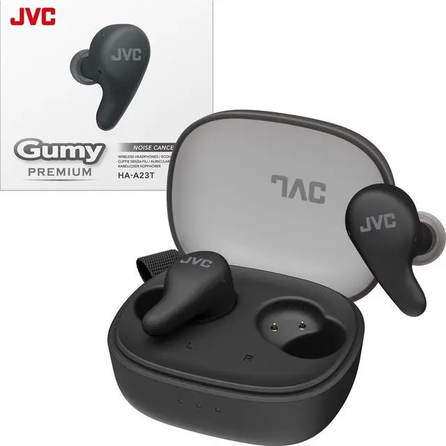 Main image of JVC Gumy Premium True Wireless Earbuds Noise Cancelling, Bluetooth 5.4 Headphones 26H Battery, ANC Ambient Mode, Gaming Low Latency, USB-C Case