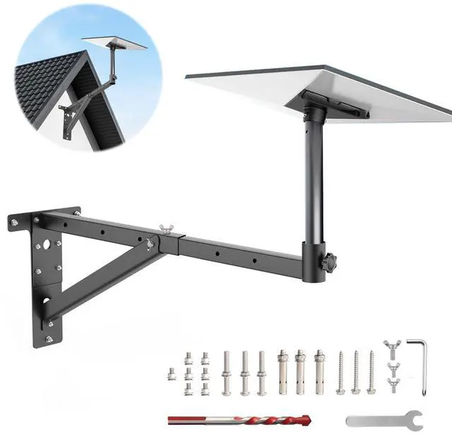 Main image of Starlink Gen 3 Mount Kit - Adjustable Range 13-26 in, Long & Roof Mounting Kit for Gen 3 Standard Dish, Compatible with Gen3/V3 Starlink Dish Satellites