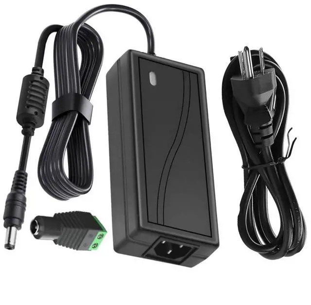 Main image of HAASHADA Power Supply, 12V Power Transformers, AC 100-240V to DC 12V 12A Power Supply LED Adapter, 144 Watt Max, for LED Strip Neon Rope String Lights, Computer Project, Recorder, TV Screen