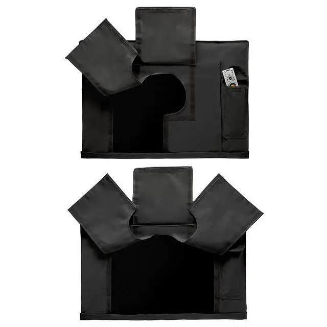Alt view image 5 of 5 - COOSOO Outdoor TV Cover Waterproof with Visible Transparent Film Heavy duty TV Cover Box Black Heat Resistant Weatherproof Dustproof Anti UV Patio Outside Television Protector 40-42"