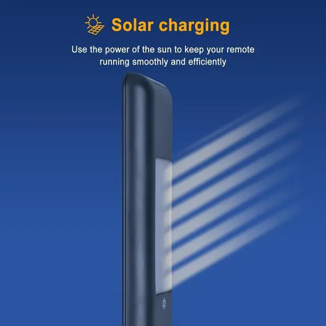 Alt view image 5 of 5 - BN59-01432A Solar Voice Remote Replacement for Samsung TV with Bluetooth Rechargeable Solar Cell, Compatible with Samsung The Frame Crystal UHD Series Neo QLED 8K HDR Ultra HD Smart TVs, V