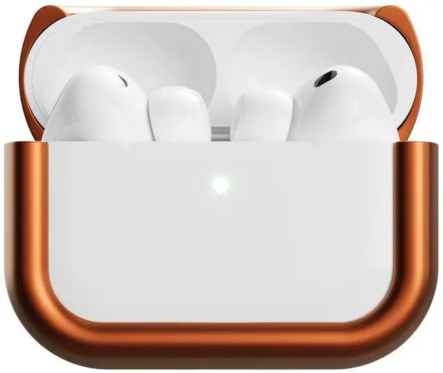 Main image of Arc Pulse Compatible with AirPods Pro 3 Case (2025), Minimalist Protective Shock Absorption Aluminum Shells + Elastomer Inlays, Slide-On Fit Charging Case Cover