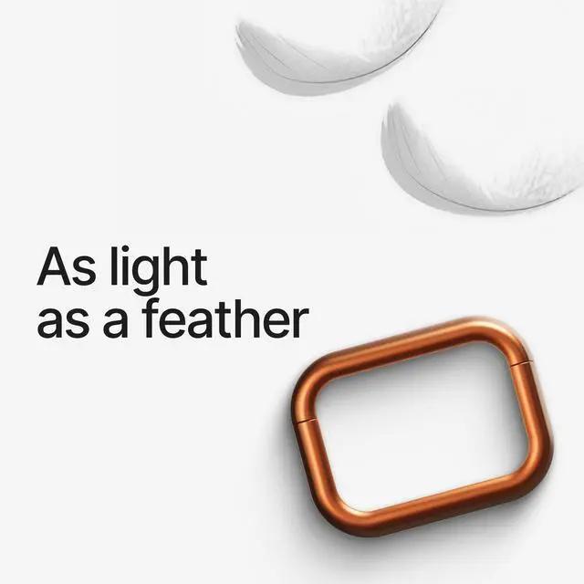Alt view image 2 of 5 - Arc Pulse Compatible with AirPods Pro 3 Case (2025), Minimalist Protective Shock Absorption Aluminum Shells + Elastomer Inlays, Slide-On Fit Charging Case Cover