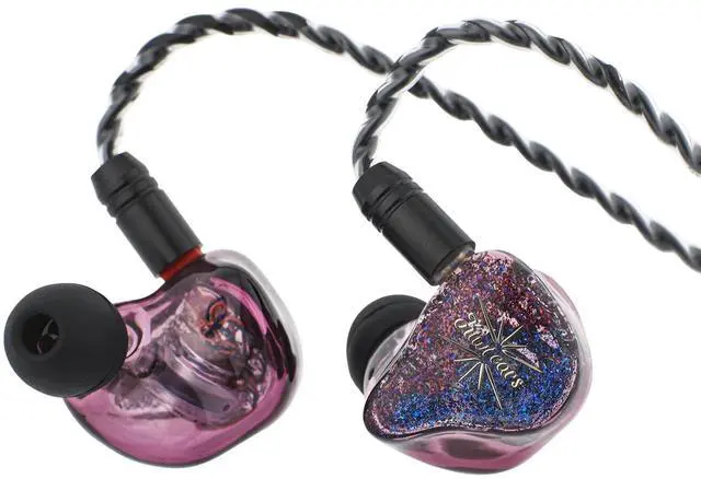 Main image of Linsoul Kiwi Ears Forteza in Ear Monitor, 1BA + 2DD HiFi Wired Earbuds, Gaming Earbuds, Hybrid Driver IEM Earphones Headphones, with Detachable IEM Cable for Musician Gamer (Purple)