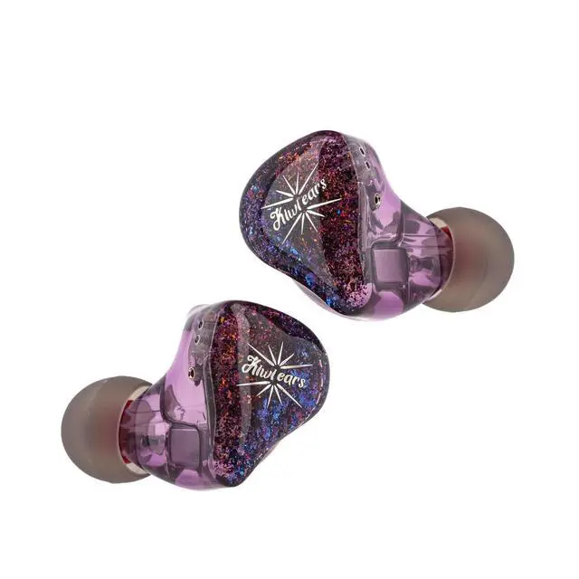 Alt view image 2 of 5 - Linsoul Kiwi Ears Forteza in Ear Monitor, 1BA + 2DD HiFi Wired Earbuds, Gaming Earbuds, Hybrid Driver IEM Earphones Headphones, with Detachable IEM Cable for Musician Gamer (Purple)