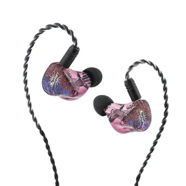Alt view image 4 of 5 - Linsoul Kiwi Ears Forteza in Ear Monitor, 1BA + 2DD HiFi Wired Earbuds, Gaming Earbuds, Hybrid Driver IEM Earphones Headphones, with Detachable IEM Cable for Musician Gamer (Purple)