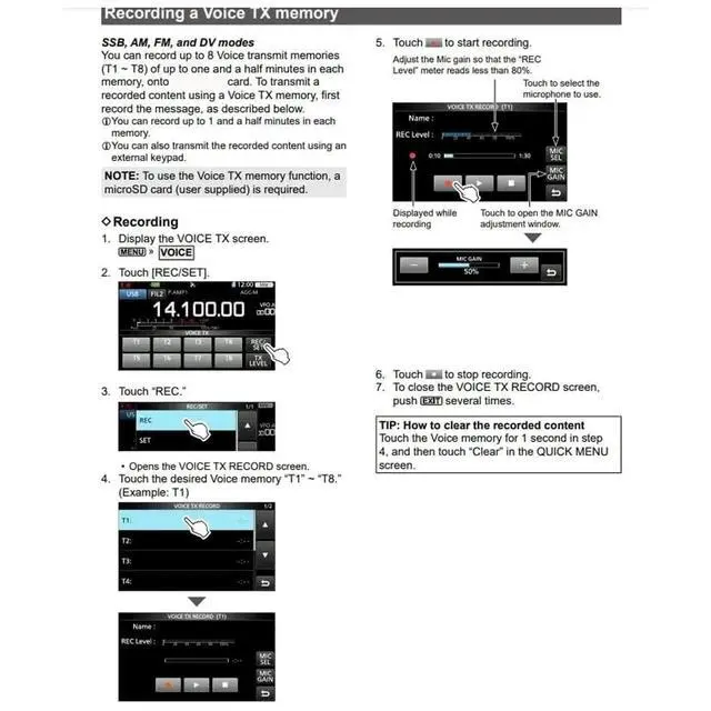 Alt view image 4 of 5 - Transceiver Keypad, External Control Radio Shortcut with 3.5mm Cable for IC 705 IC 7600 IC 7610 IC 7300 IC 9700, DIY Data Cable Required for 7300 9700