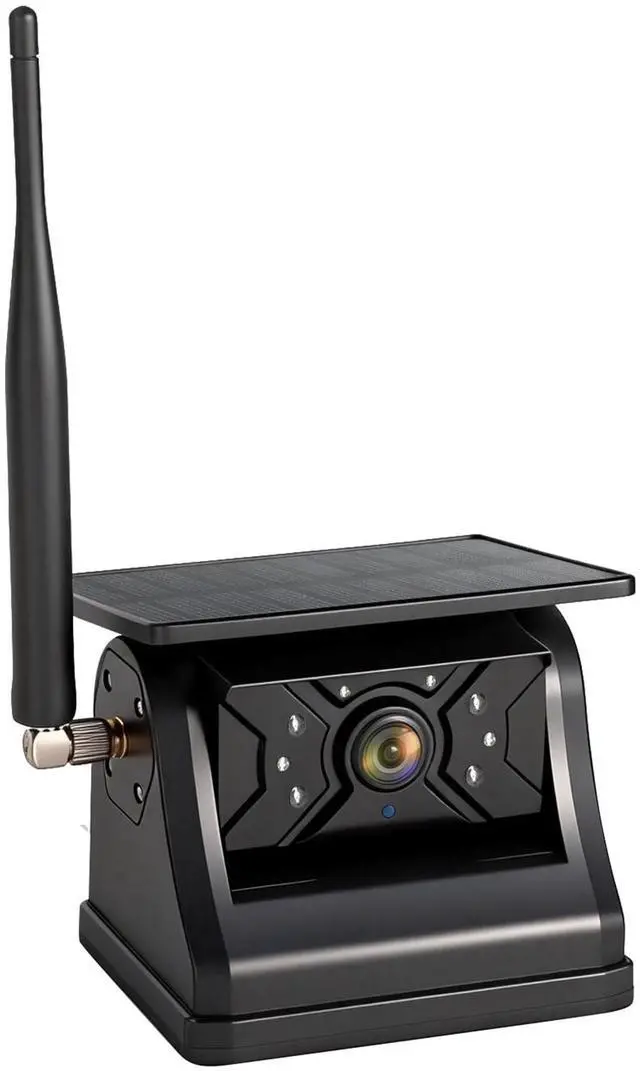 Alt view image 2 of 5 - HEECOOMI Solar Magnetic Rear View Camera, 9600mAh Rechargeable Battery, Compatible with AH7 & AT1 Series Wireless Backup Camera Systems (Models: AH7-1, AH7-2, AH7-3, AH7-4, AT3, AT4), AH7R