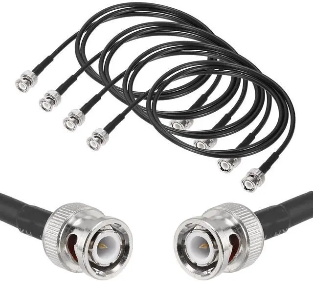 Main image of MECCANIXITY RG58 Coaxial Cable with BNC Male to BNC Male Connectors 50 Ohm 4ft 4pcs
