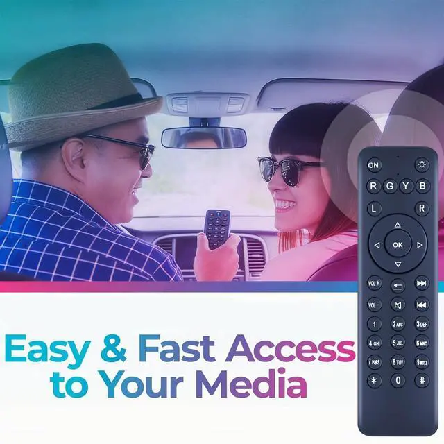 Alt view image 4 of 5 - ZWP Replacement Remote Control fit for 2013-2016 Mercedes GL350 GL450 GL550 GL63 GLS350d GLS450 GLS550 GLS63 GLE350 GLE400 GLE450 GLE43 Rear DVD Entertainment A2218703889 or A2128200097