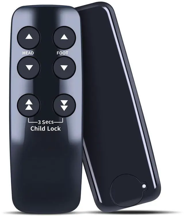 Main image of WKOLF Adjustable Bed Remote for Serta Motion Slim, for Linak HC12BL0011-02 HC10BL, for Beautyrest, for T-120 Adjustable Bed Base