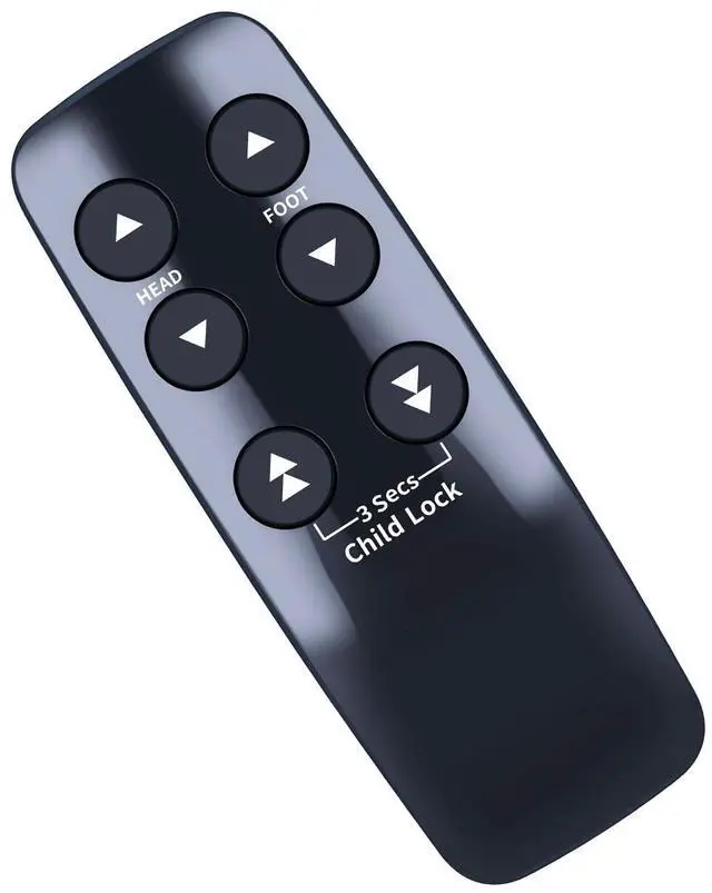 Alt view image 3 of 4 - WKOLF Adjustable Bed Remote for Serta Motion Slim, for Linak HC12BL0011-02 HC10BL, for Beautyrest, for T-120 Adjustable Bed Base