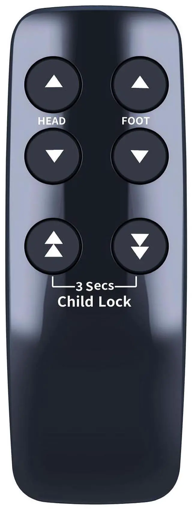 Alt view image 4 of 4 - WKOLF Adjustable Bed Remote for Serta Motion Slim, for Linak HC12BL0011-02 HC10BL, for Beautyrest, for T-120 Adjustable Bed Base