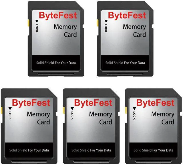 Main image of Memory Card 4GB 5pack High-Speed Class 10 U1 V10 Full HD Ready for All Cameras