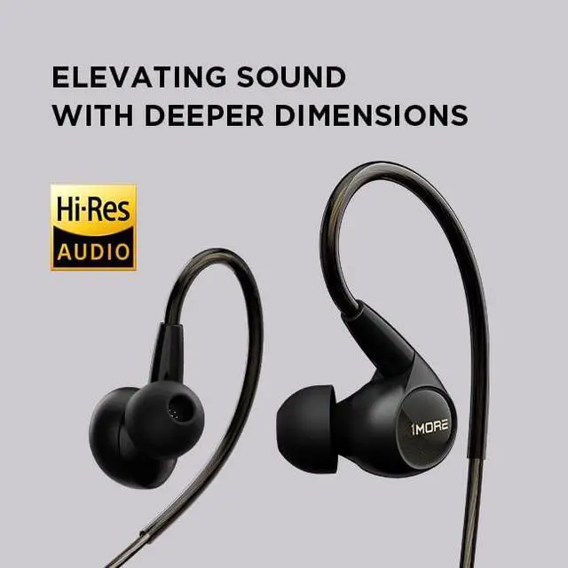 Alt view image 3 of 5 - 1MORE Penta Driver Wired in-Ear Earphones, Hi-Res Certified Hybrid Multi-Driver Headphones with HiFi Sound, Detachable MMCX Connector, MEMS Mic and 3-in-1 Control, for Smartphones, PC, Tablet