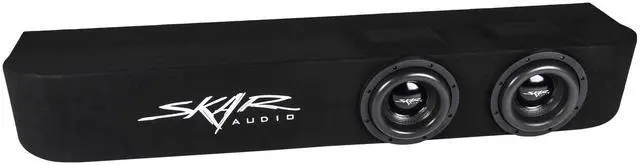 Main image of Skar Audio Dual 8" Loaded Sealed Subwoofer Enclosure Compatible with 2015-2025 Ford F-150 SuperCrew Cab Trucks