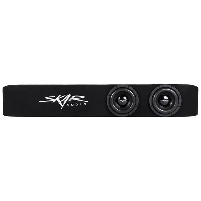 Alt view image 2 of 5 - Skar Audio Dual 8" Loaded Sealed Subwoofer Enclosure Compatible with 2015-2025 Ford F-150 SuperCrew Cab Trucks