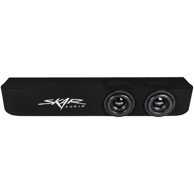 Alt view image 3 of 5 - Skar Audio Dual 8" Loaded Sealed Subwoofer Enclosure Compatible with 2015-2025 Ford F-150 SuperCrew Cab Trucks