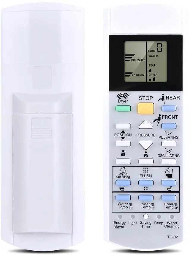 Main image of SJUIF Replacement Remote Control for TOTO Washlet Bidet Toilet Seat SW3084#01, SW3084#12, SW3083#01, SW3083, SW3046#01, SW3046, S500E, S550E