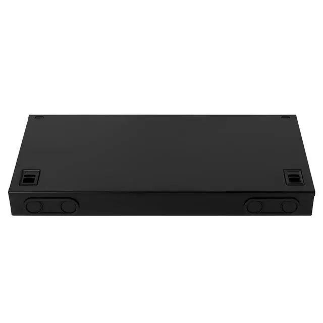 Alt view image 3 of 5 - Duogalia FC-UPC 12 Simplex 12 Port Rack Mount Enclosure Box with Splice Tray Singlemode FC-UPC Kit (Includes 1.2 Meter Pigtail and 12PC Coupler)