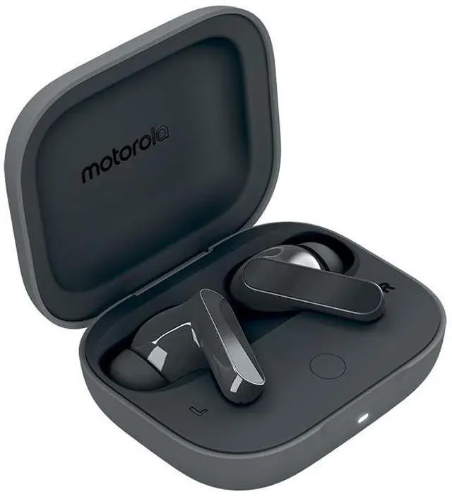 Main image of Motorola Moto Buds Bass XT2443-1 Dynamic ANC, Triple Microphone Array, Bluetooth 5.3, IP54 Water & Dust Resistant, Dolby Atmos Audio (Pantone Dark Shadow)