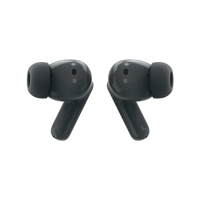 Alt view image 4 of 5 - Motorola Moto Buds Bass XT2443-1 Dynamic ANC, Triple Microphone Array, Bluetooth 5.3, IP54 Water & Dust Resistant, Dolby Atmos Audio (Pantone Dark Shadow)