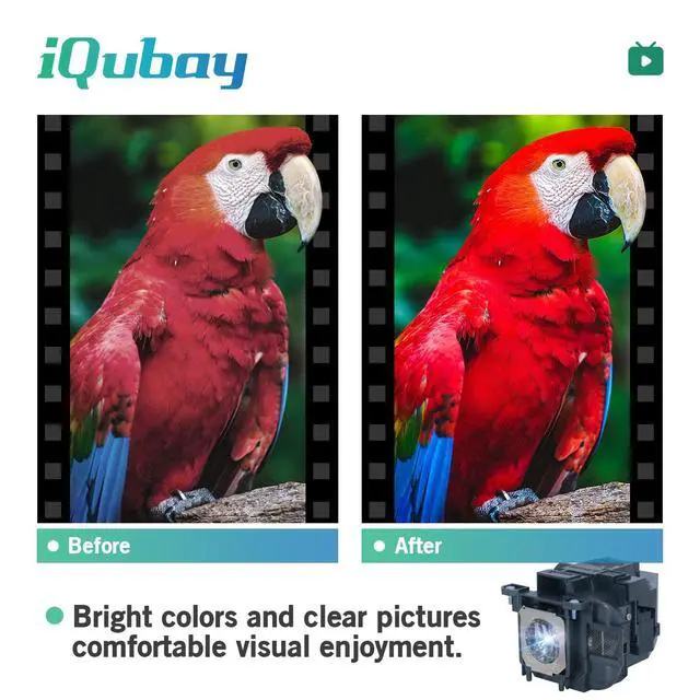 Alt view image 3 of 5 - iQubay ELP78 / V13H010L78 Replacement Projector Lamp for Epson Elplp78 EX7230 EX5220 EX7235 VS230 VS335W PowerLite Home Cinema 2045 2040 1040 730HD 740HD 725HD EX3220 EX6220 X27 EX32407 with Housing