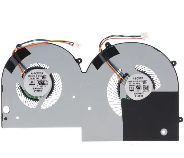 Main image of Replacement CPU Cooling Fan for MSI Summit E16 Flip Evo (A12M) Prestige 16 Evo A13M BS5005HS-U3J BS5205HS-U5L MS1591