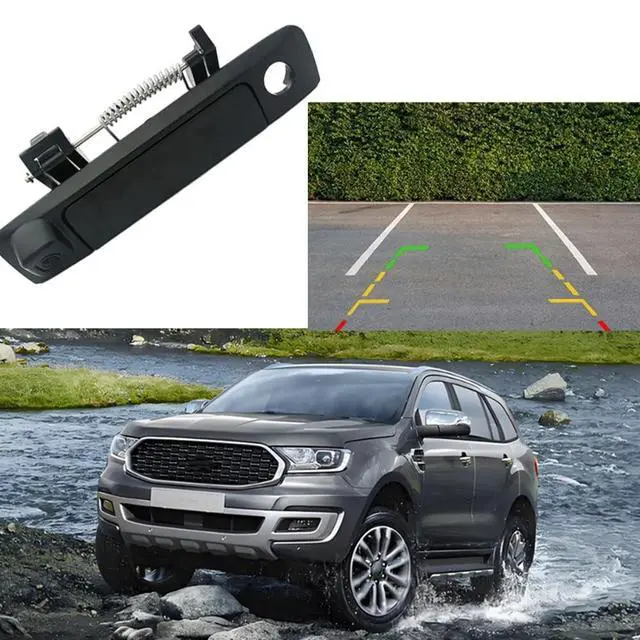 Alt view image 3 of 4 - Riloer Tailgate Handle Rear View Camera, Compatible with Ford Ranger 2012-2020 Compatible with Mazda BT50, Backup Tailgate Camera with Dynamic Guidelines
