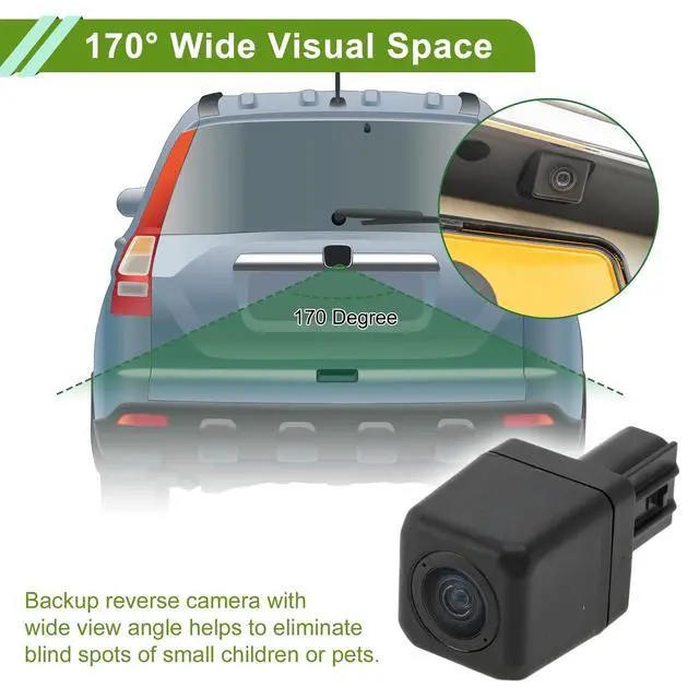 Alt view image 3 of 5 - REPAIROCK Car Park Assist Camera Rear View Backup Reverse Camera for Toyota Camry Hybrid 2017-2021 No.8679006220